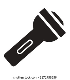 
Pocket torch flat icon design
