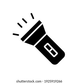 Pocket torch icon on white background. Perfect use for web, pattern, design, icon, ui, ux, etc.