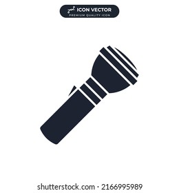 pocket torch icon symbol template for graphic and web design collection logo vector illustration