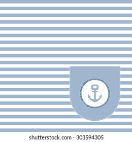 Pocket. Vector pattern.