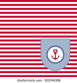Pocket. Vector pattern.
