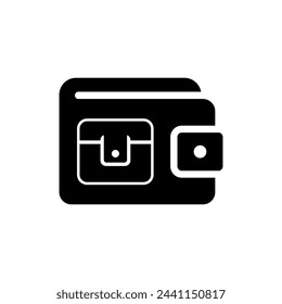 icono de billetera de bolsillo vector gráfico
