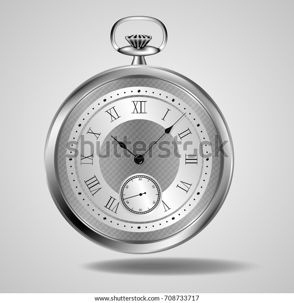 Pocket Watch Stock Vector (Royalty Free) 708733717