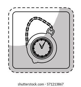 pocket watch icon image, vector illustration image