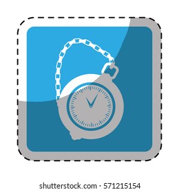 pocket watch icon image, vector illustration image