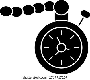 Pocket watch Line vector Icon Design