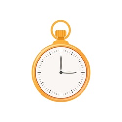 Pocket Watch Vector Isolated Illustration