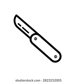 Pocketknife - line vector icon
