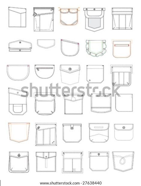 Pockets Stock Vector (Royalty Free) 27638440