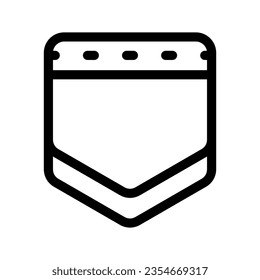 Pockets Icon Vector Symbol Design Illustration