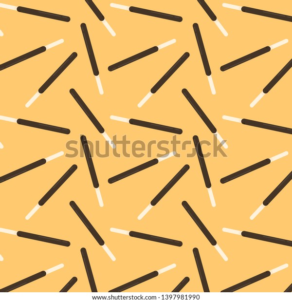 Pocky Pattern Vector Wallpaper Free Space Stock Vector Royalty Free