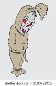 Pocong is a ghost known in Indonesia