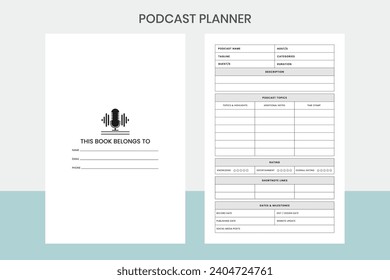 Pod cast Planner Interior Design