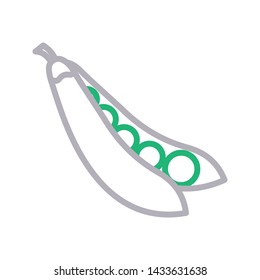 pod color line vector icon