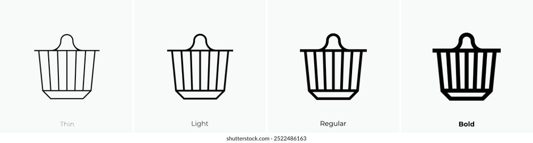 pod icon. Thin, Light Regular And Bold style design isolated on white background