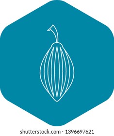 Pod spice icon. Outline illustration of pod spice vector icon for web
