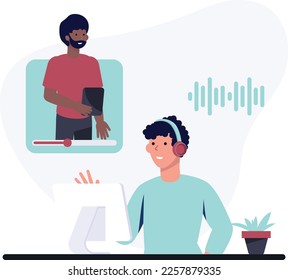 Podcast Audio Content Creater concepts 
