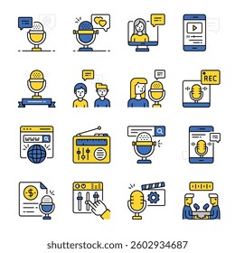 Podcast Broadcasting Pack Set 2