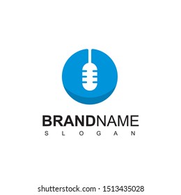 Podcast Business Logo Design Template