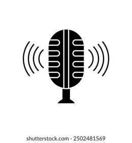 podcast concept line icon. Simple element illustration. podcast concept outline symbol design.