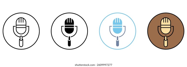 podcast concept line icon. Simple element illustration.