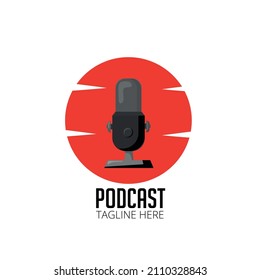 Podcast Cover Art Vector Illustration