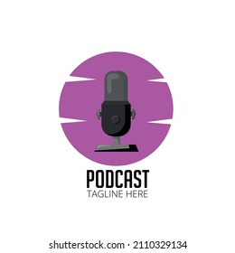 Podcast Cover Art Vector Illustration