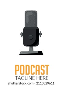 Podcast Cover Art Vector Illustration