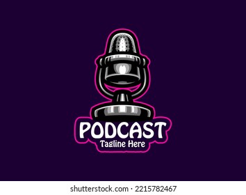 Das Podcast Digital Microphone Logo