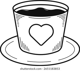 Podcast Doodle Symbol. Flat Vector Illustration on White Background