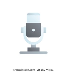 Podcast. Editable vector icon, coloured.