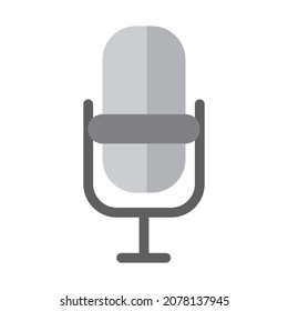 podcast flat clipart vector illustration