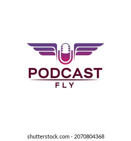 Logo único de Podcast Fly Violet
