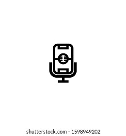 Podcast And Football Soccer Field Logo Icon Designs Vector