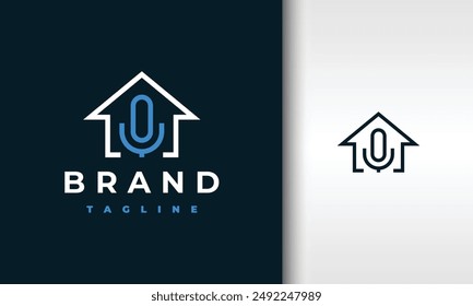 the podcast home outline logo