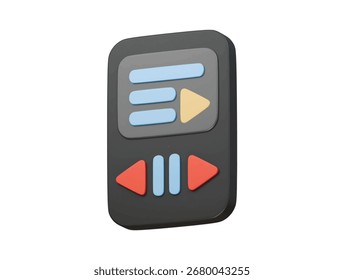 Icono de podcast Ilustración 3D Render