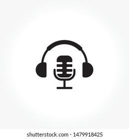 podcast icon design vector illustration
