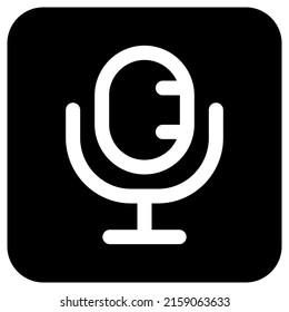 podcast icon design, vector illustration, best used for presentations