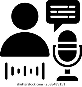 Podcast Icon Element For Design