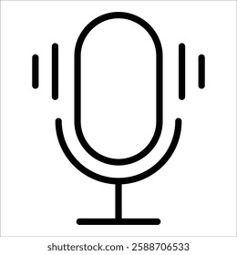 Podcast Icon Element For Design