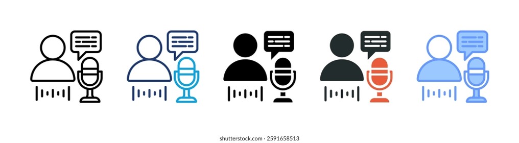 Podcast Icon Element For Design