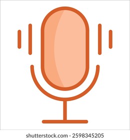 Podcast Icon Element For Design