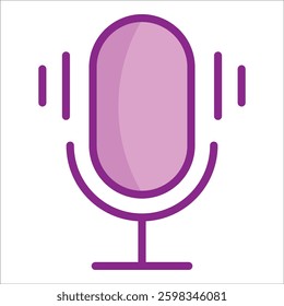 Podcast Icon Element For Design