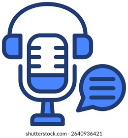 Podcast Icon Element for Design