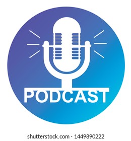 Podcast Icon Like On Air Live Stock Vector (Royalty Free) 1449890222 ...