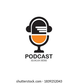 Podcast Icon Logo Design Element vector illustration
