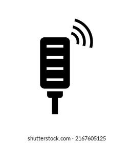 podcast icon or logo isolated sign symbol vector illustration - high quality black style vector icons
