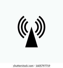 Podcast Icon. Microphone, Voice or Sound Illustration As A Simple Vector Sign & Trendy Symbol for Design and Websites, Presentation or Apps Elements.