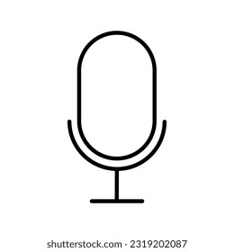 Podcast icon on white background.