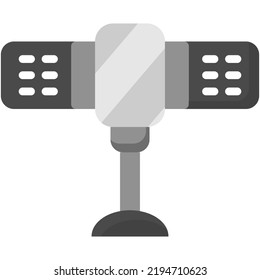 podcast icon pack made in flat style